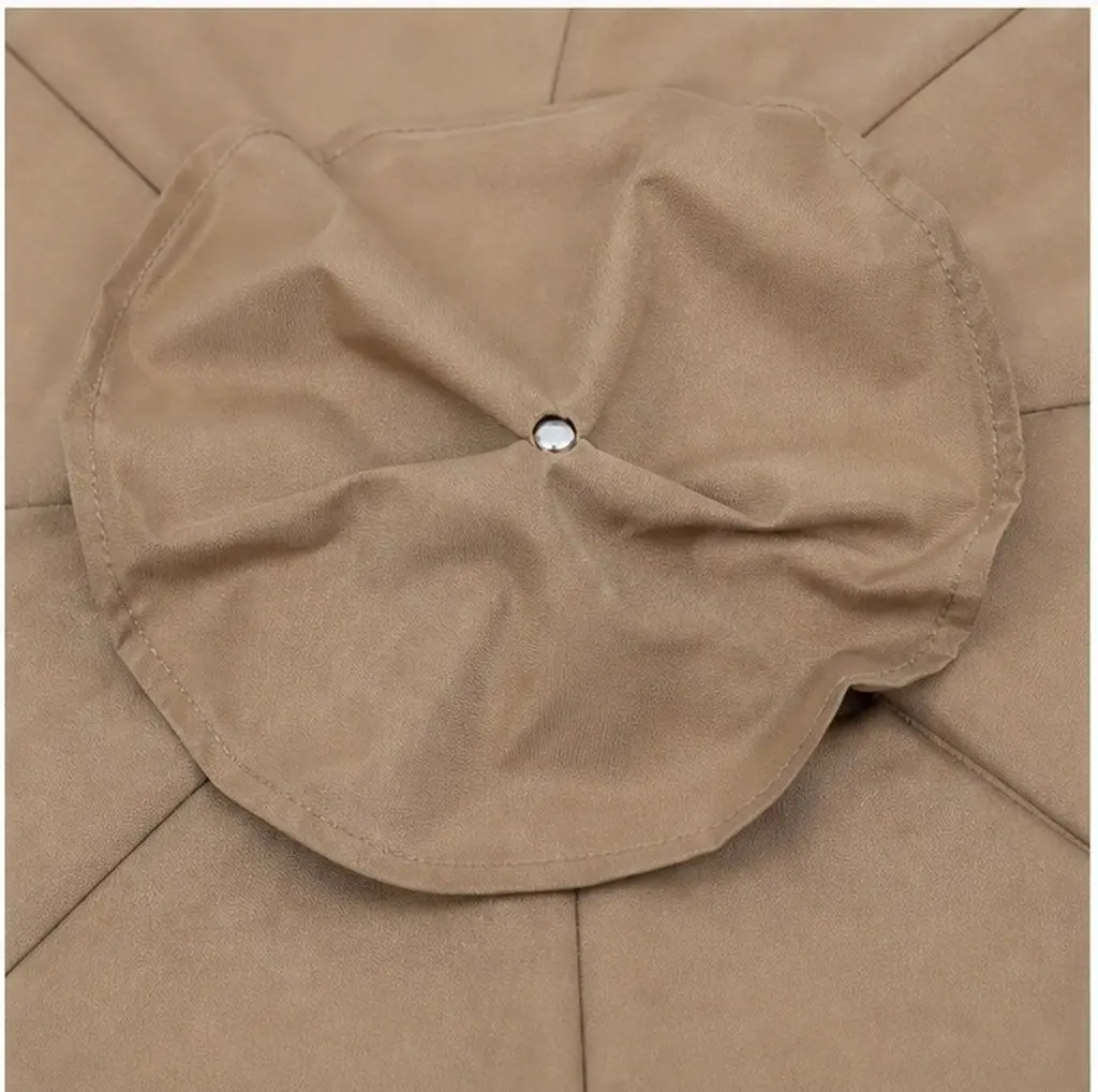 8 Ribs 2.7m Waterproof Patio Umbrella Replacement Canopy Outdoor Shade Cloth for Garden Yard Beach Market Umbrella Fabric