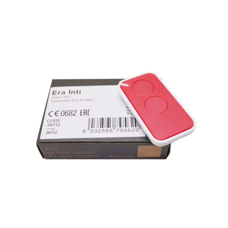 Garage Remote Control 433.92MHz For NICE ERA INTI1 INTI2 INTI1Y INTI2Y INTI1L INTI2L INTI1B INTI2B 2 Channel Rolling Code Gate