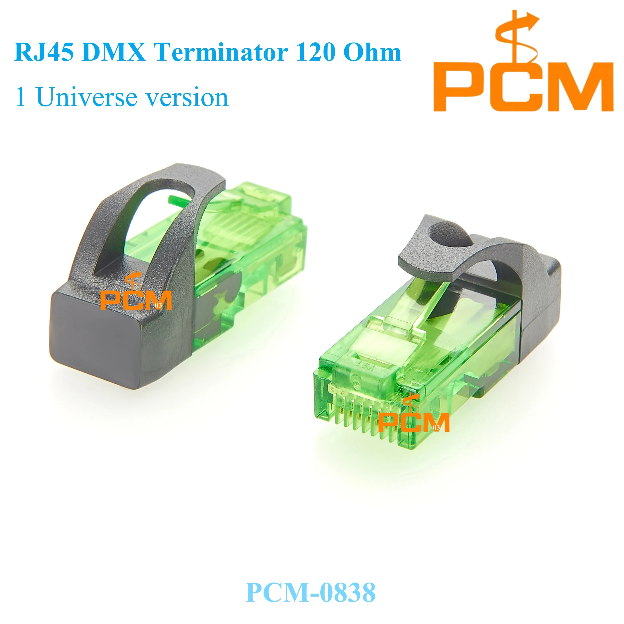 

10PCS RJ45 DMX Terminator connector DMX terminator resistor 120 ohm resistor DMX 512 terminator for Stage Lighting Controller
