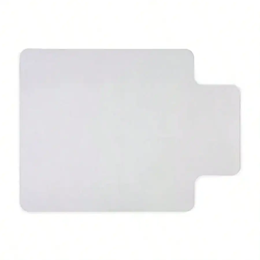 

Office Chair Mat Clear Floor Mats with Lip Hard Floors Textured Underside Extended Under-Desk Coverage 48 x 36 Inch Smooth Gl