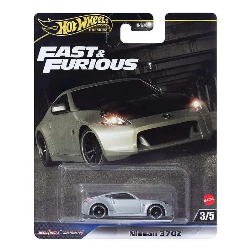 Hot Wheels Fast and Furious Premium Series Model samochodu 1/64 Nissan 370z 2003 Dodge Mclaren Senna Model samochodu Chłopiec Kolekcja Prezent