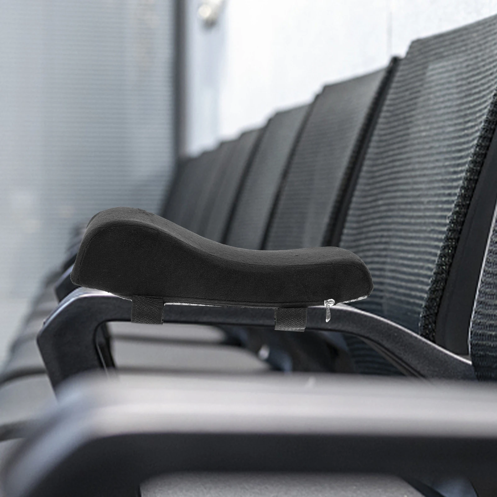 

Pad Armrest Pads Black Foam 25x8x6 3cm Gaming Elbow Support Cushion Office Chair Accessories