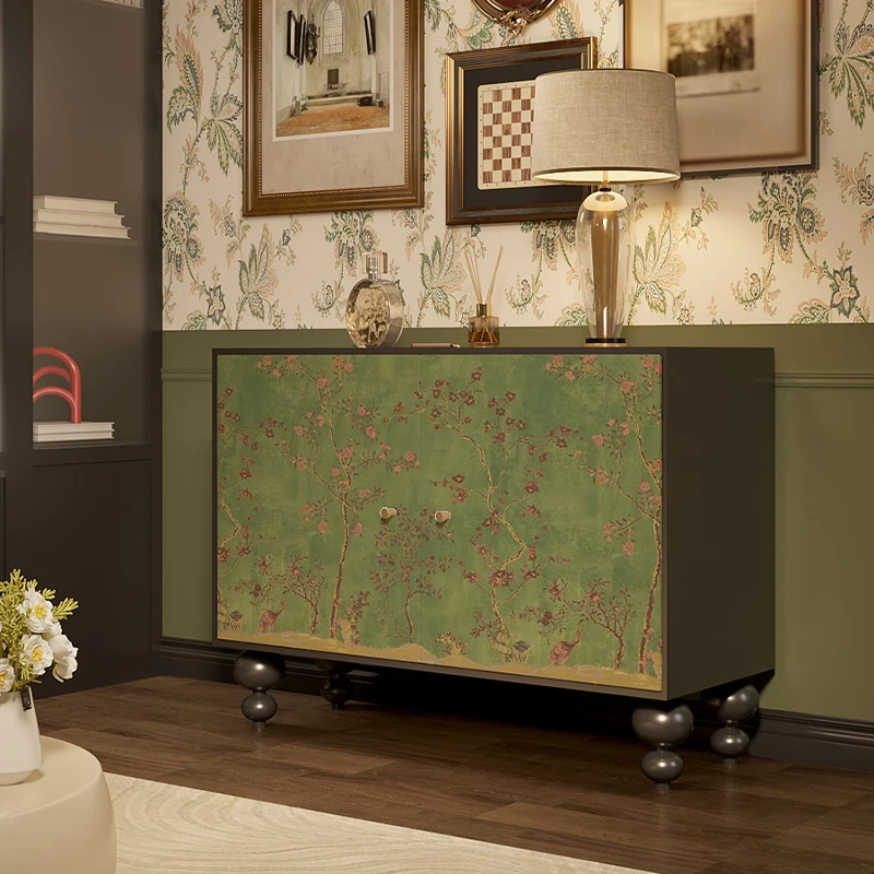 

wood multi-functional dining side cabinet, locker, household locker, side cabinet, free installation of the entrance cabinet