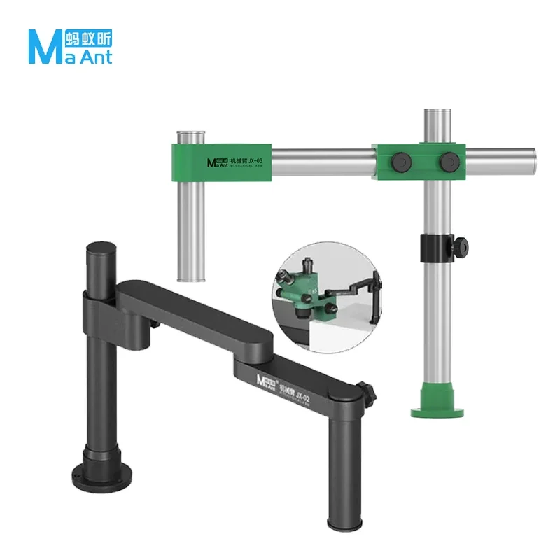 

MaAnt JX-02 JX-03 Поворотный кронштейн для микроскопа 32 мм Универсальный регулируемый шарнирный вращающийся кронштейн для микроскопа