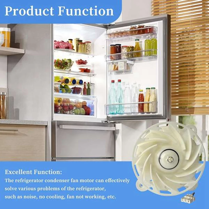 2 قطعة LT-W39005 أجزاء الثلاجة المبرد الفريزر DA31-00342A الثلاجة المبخر مروحة المحرك لثلاجة سامسونج