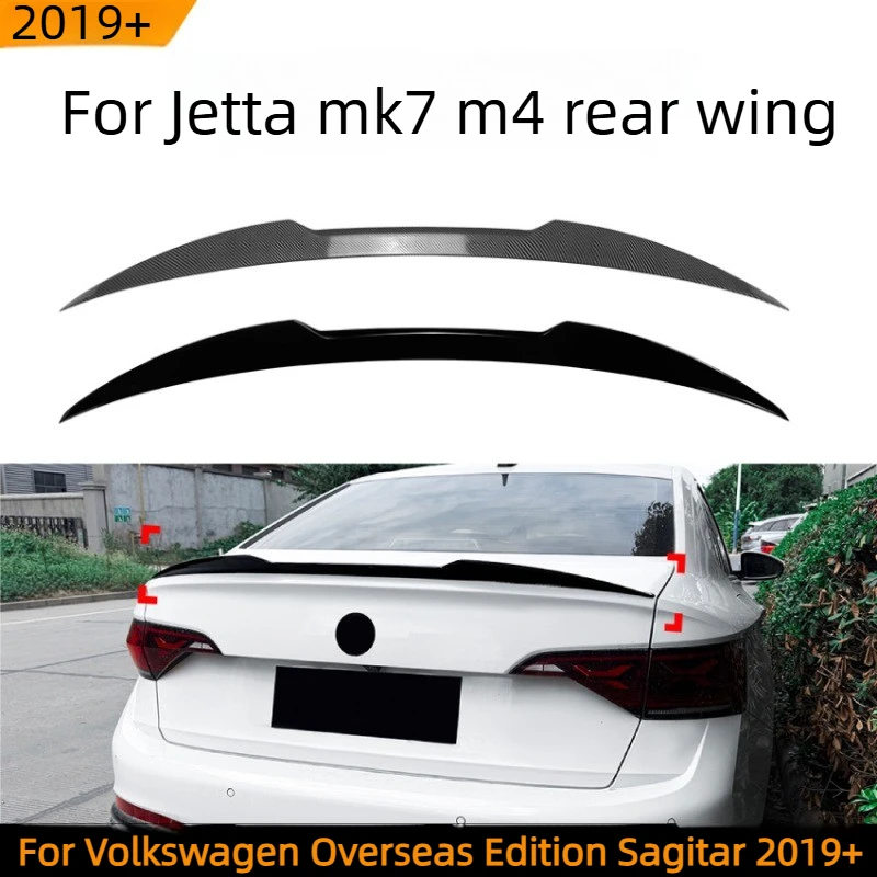 

Для Volkswagen зарубежная версия Jetta MK7 2019-2024 M4 стиль автомобильный задний спойлер тюнинг задняя отделка багажника обшивка хвостовое крыло комплекты кузова