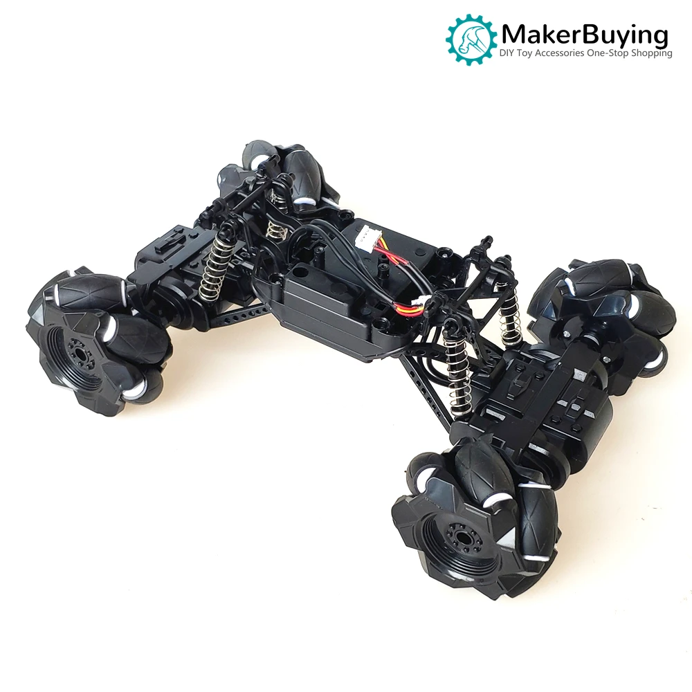 Mecanum wheel trolley chassis intelligent trolley robot DIY accessories omnidirectional wheel chassis with cover