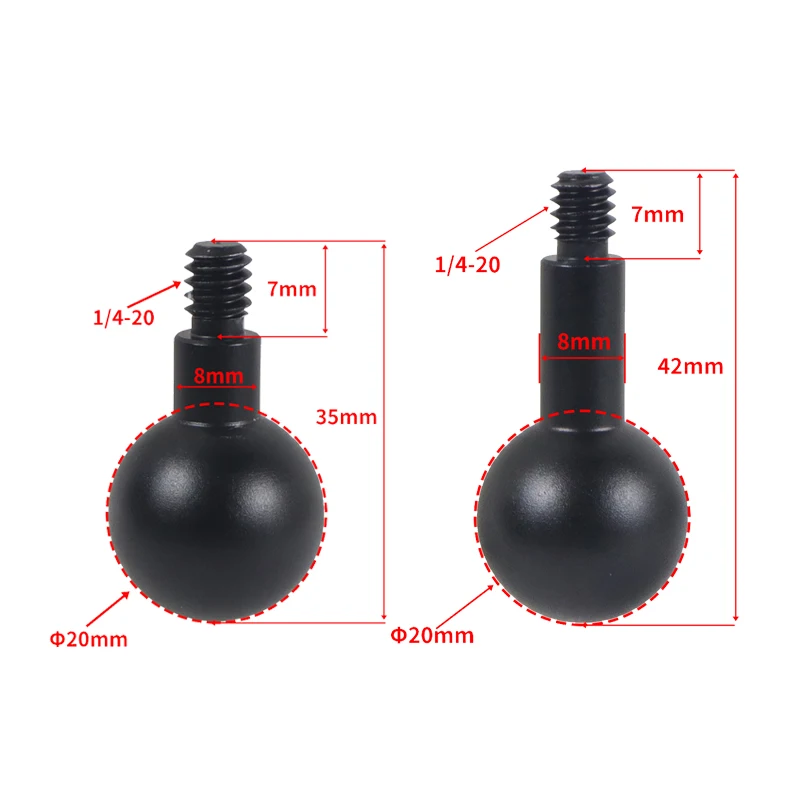 20Mm Ball Head Adap… - image