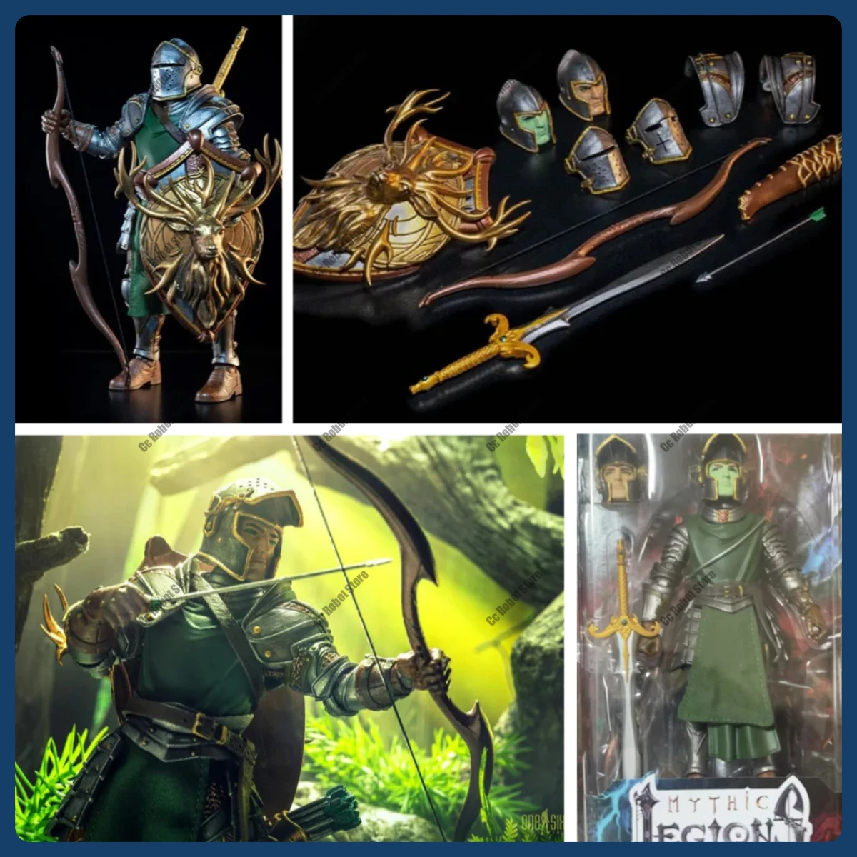 

Original Four Horsemen Mythic Legion All-Star Cylon Guard Xylona's Flock Anime Figurine Model Toy Collectible