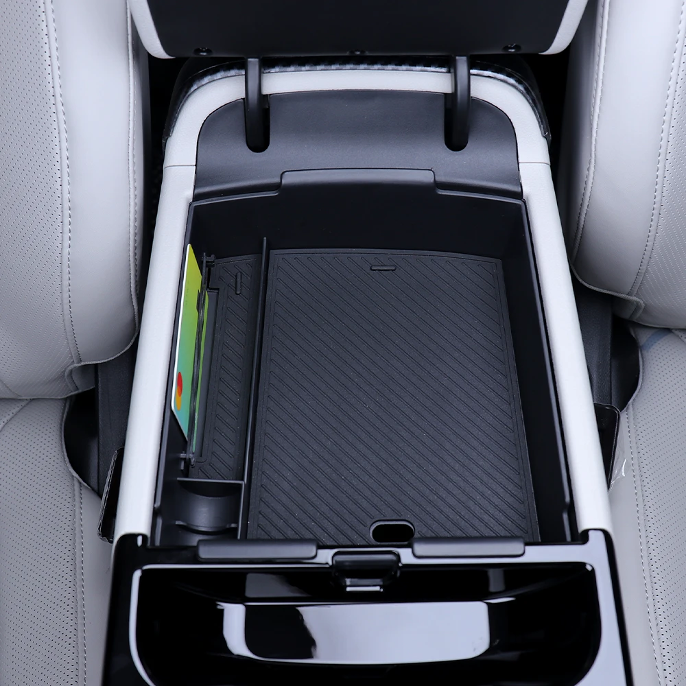 For Hyundai Tucson 2025-2026 Left-hand Drive Black Center Console Storage Tray Organizer Interior Styling Car Accessories view 5