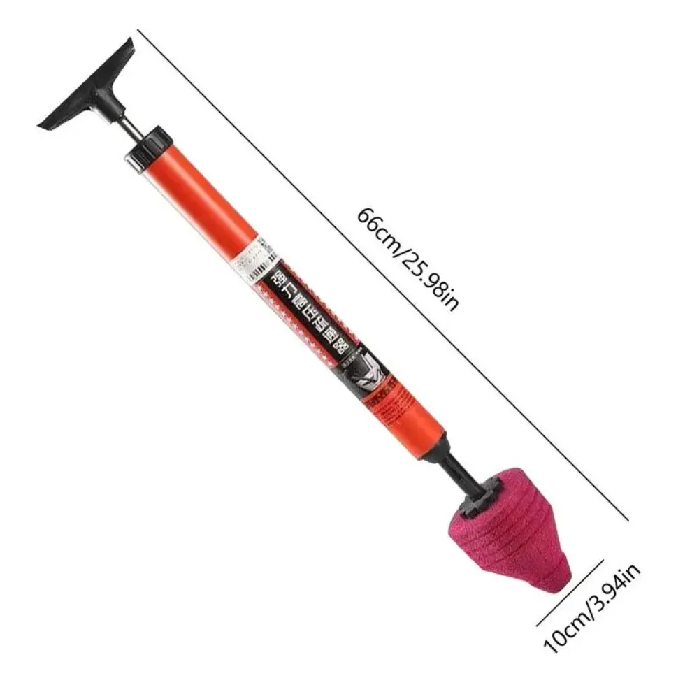 ارتفاع ضغط مكبس الهواء المرحاض أداة فتح قوية مع مقبض مريح استنزاف تسد مزيل السباكة عدة بالوعة المكبس #6