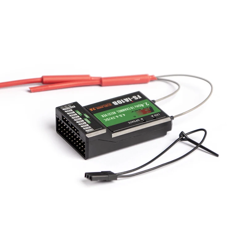 

Flysky 2.4G 10CH FS-iA10B 10 Channels Receiver FS IA10B for Transmitter FS-I10 FS-I6S FPV RC Helicopter Quadcopter Aircraft