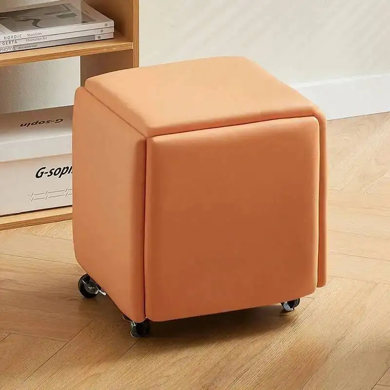 Decoration Makeup Gotchic Bedroom Stool Nordic Modern Vanity Stool Dresser Muebles Plegables Ahorradores De Espacio Furniture