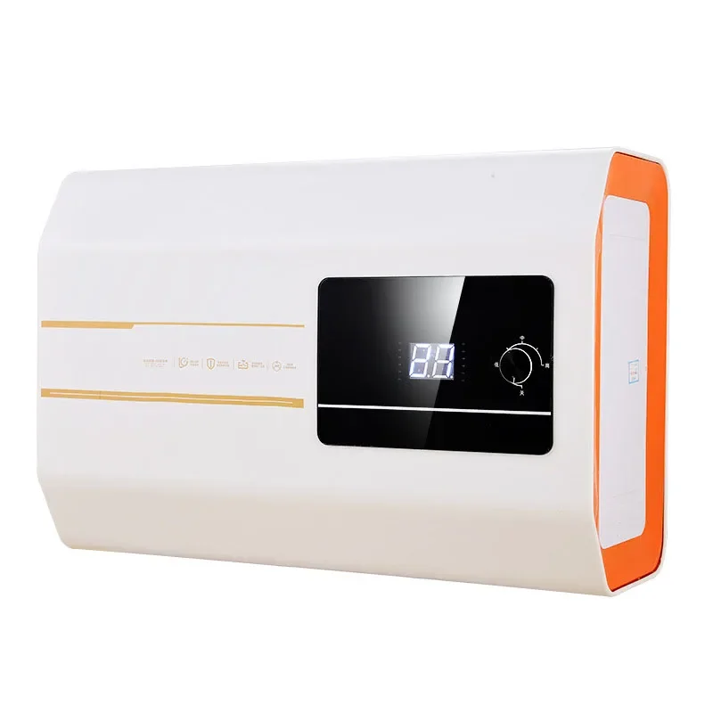 2kw Rapid Heating Horizontal Instant Electric Water Heaters 50L Household Constant Temperature  Storage Flat Barrel