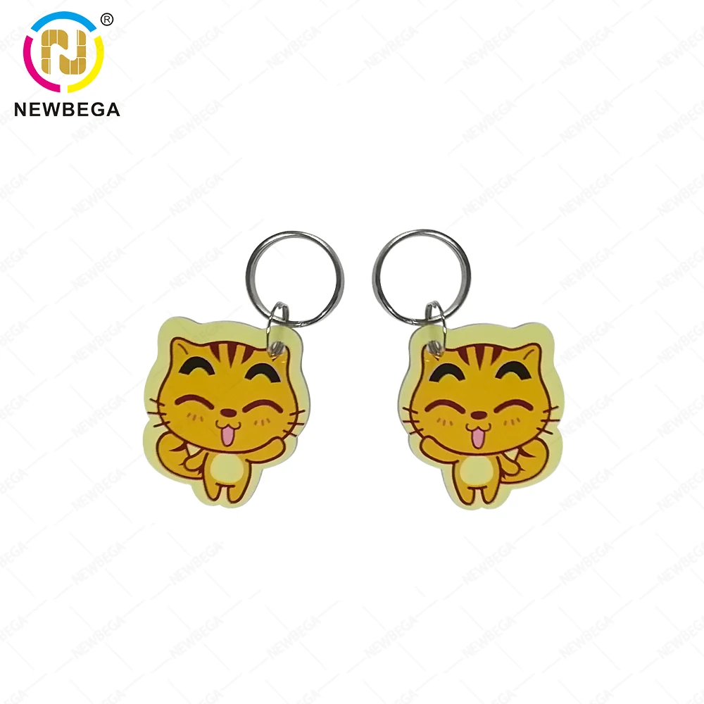 TK4100 Bear Epoxy Card Keychain RFID 125khz Waterproof Keyfobs Proximity  Access Control Card