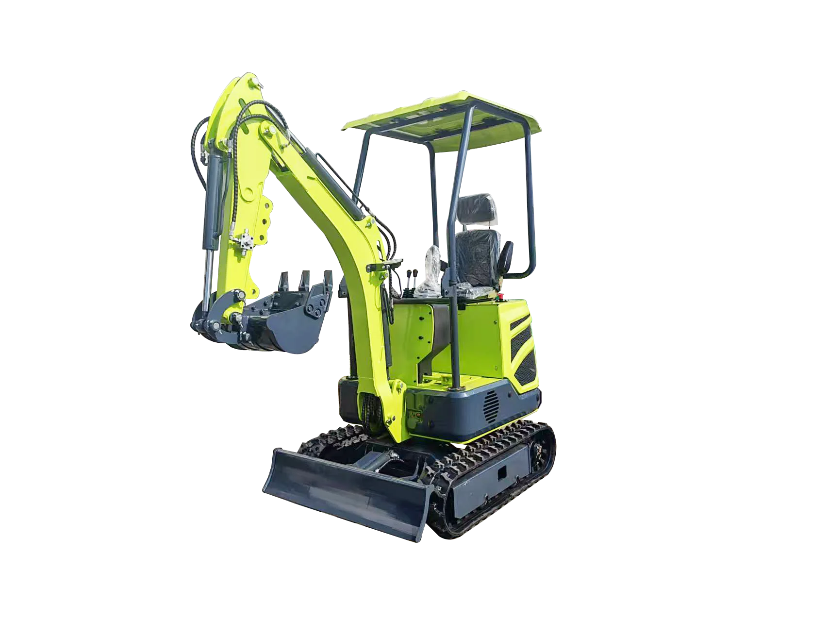 تستخدم 1 طن حفار زاحف هيدروليكي صغير كوبوتا حفارة صغيرة معدات حديقة المنزل