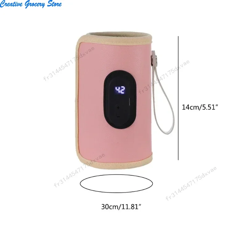 سخان زجاجة الرضاعة لتدفئة الحليب، سخان زجاجة USB محمول للسيارة، ملحقات السفر الخارجية المحمولة في الهواء الطلق