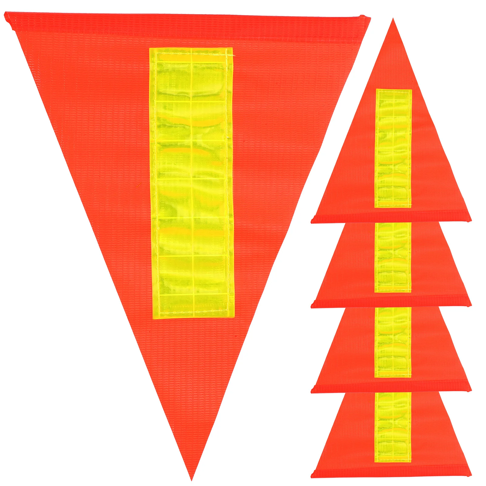 

5 Pcs Reflective Warning Flag Cycle Accessory Kids Cycling Bike Safety Replacement For The Sign Child