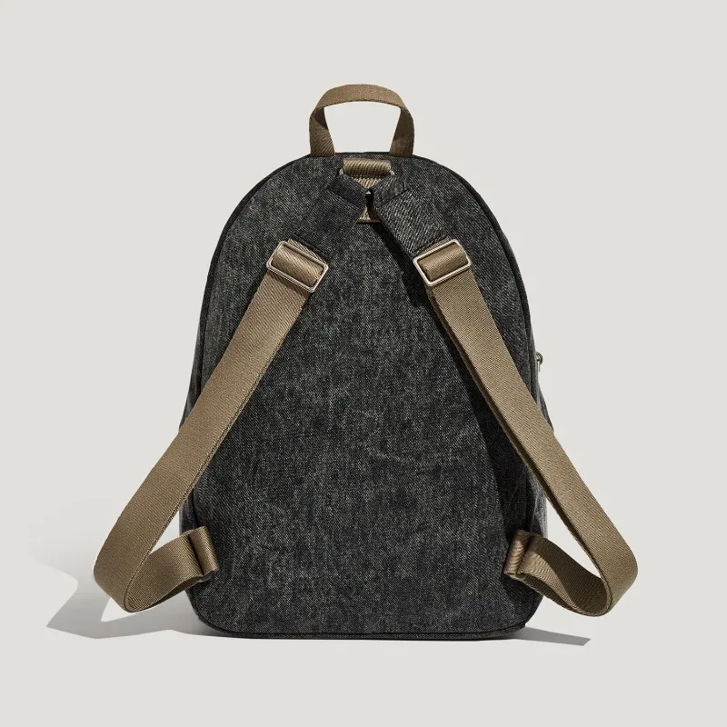 Adidas Clover Men's and Women's Same Washed Denim Backpack KX0569