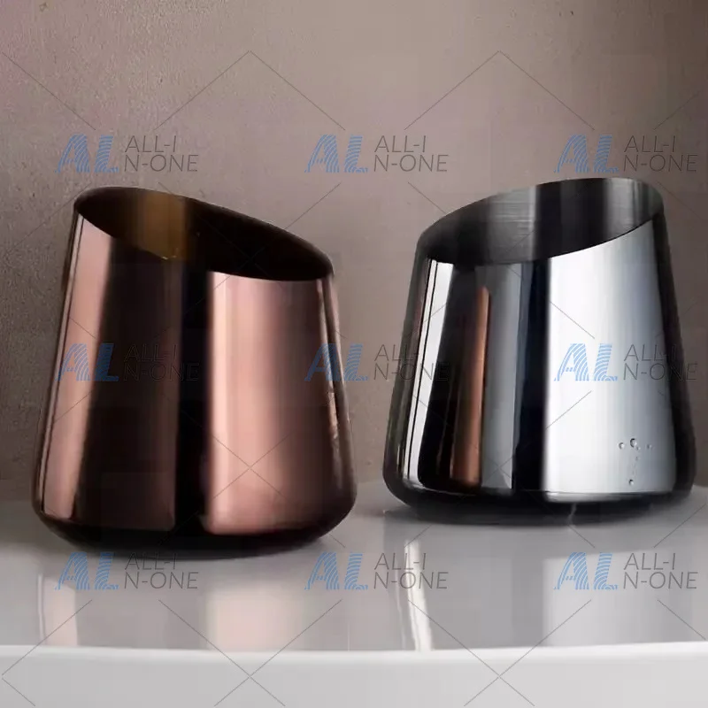 Metal Stainless Steel Ice Bucket Champagne Bucket for Home Use, Thickened Metal Ice Wine Bucket Decorative Piece