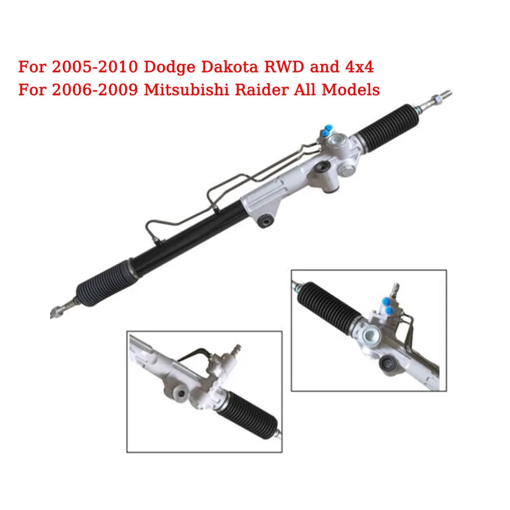 RWD and 4x4 Power Steering Rack & Pinion Assembly Power Steering Rack & Pinion Lubrication For Dodge Dakota Mitsubishi 2005-2010