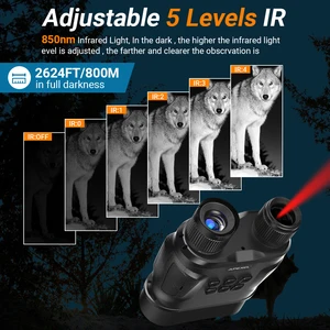 Apexel Nv008 Infrarot-Fernglas Digitales Vision Gerät Militärische Militärbereiche 4-12x Zoom Jagd Teleskop Tag und Nacht Verwendung doppelter Gebrauch 8 Hauptverkaufs Nachtsicht NV 008 - №4