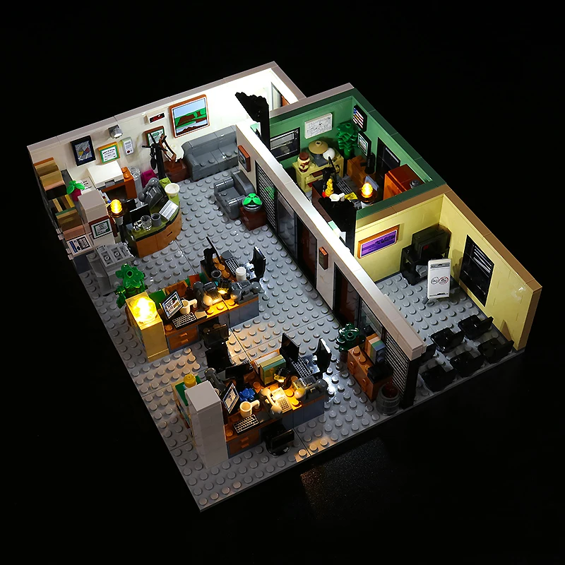 DIY LED Light Kit For LEGO 21336 The Office   (Only LED Light,Without Blocks Model)