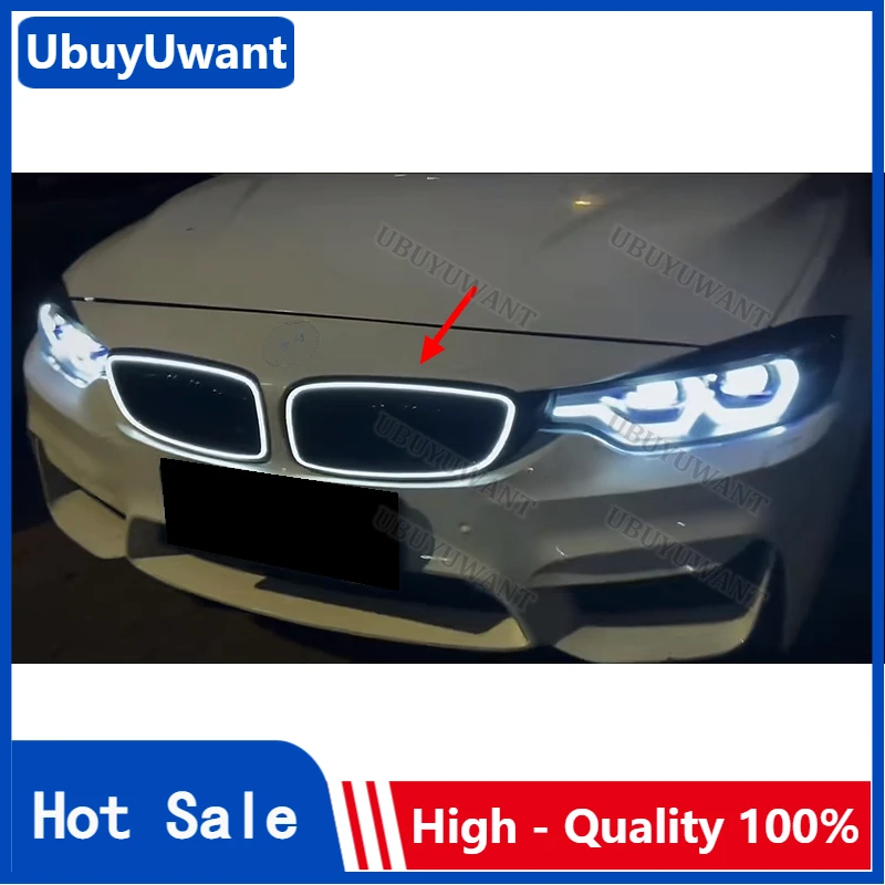 2013 a 2019 para BMW Serie 4 F32 F33 F36 parrilla delantera parachoques parrilla ABS parrillas de repuesto parrilla LED