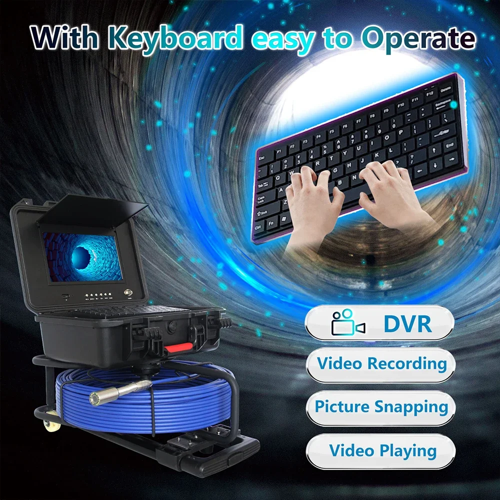 カスタマイズ可能 下水道カメラ 自動水平調整 7mm 検査カメラ 下水道用 下水道カメラのインドでの価格