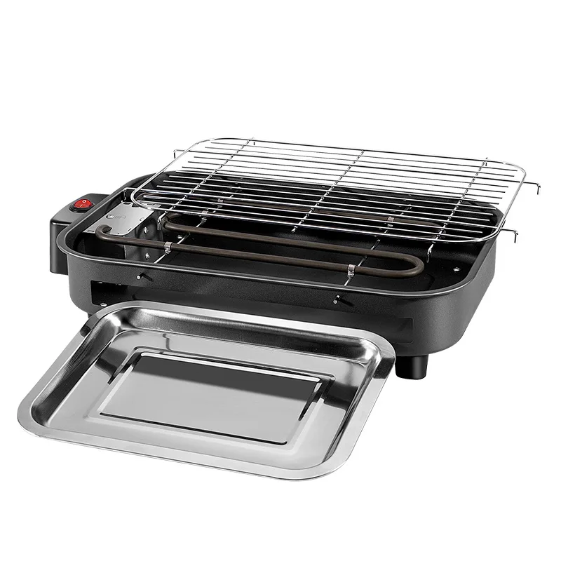 Indoor Small Barbecue Home Smoke-Free Multi-Function Barbecue Electric Baking Pan Small Skewer 220V 1300W AMR50-230