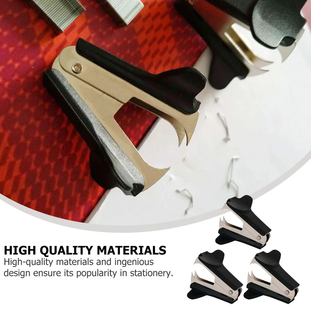 3Pcs Universal Staple Remover Quiet Desktop Puller Removal Tool for Office School Home Universal Staples Puller