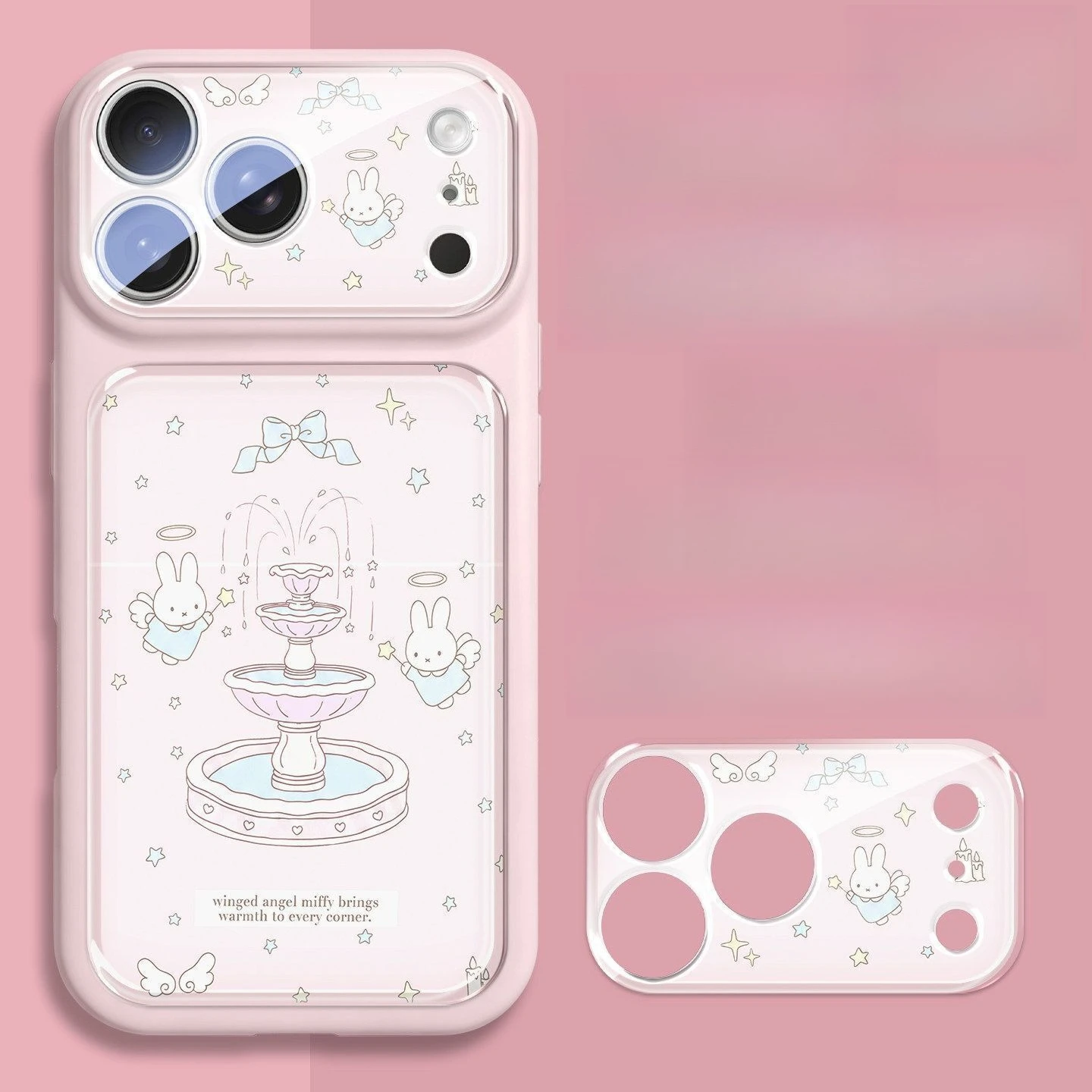 Unique Cartoon Miffy Rabbit Protective Case for Iphone 17Pro All Round Anti Fall Cover for IPhone16 15 14 Kawaii Lovely Cute New