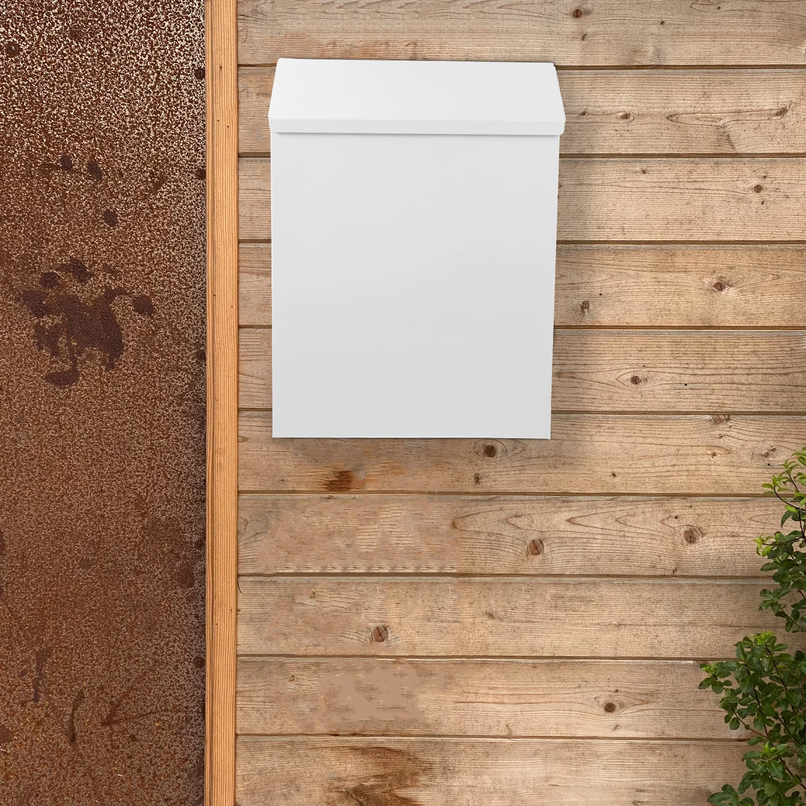 

1pc Vintage Iron Wall Mount Mailbox Outdoor Decorative Letter For Home Garden Retro Metal Post Box Locking Suggestion Box