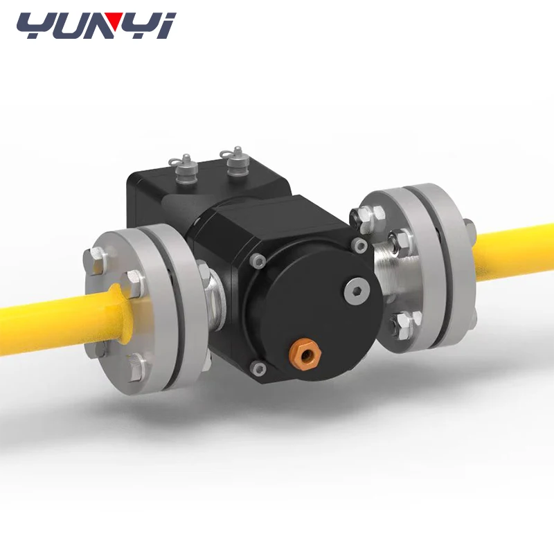 Yunyi Intelligent Repeatability Pipeline Inline Flow Meter Gas Waist Wheel Digital Lpg Root Flowmeter