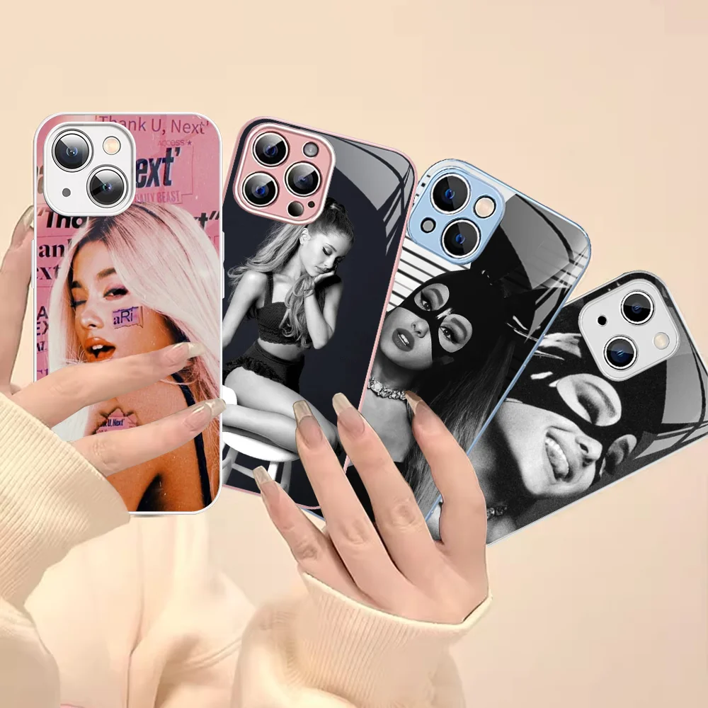 

Чехол для IPhone 14 13 12 Mini 11 Pro XS Max X XR 14 Plus из закаленного стекла