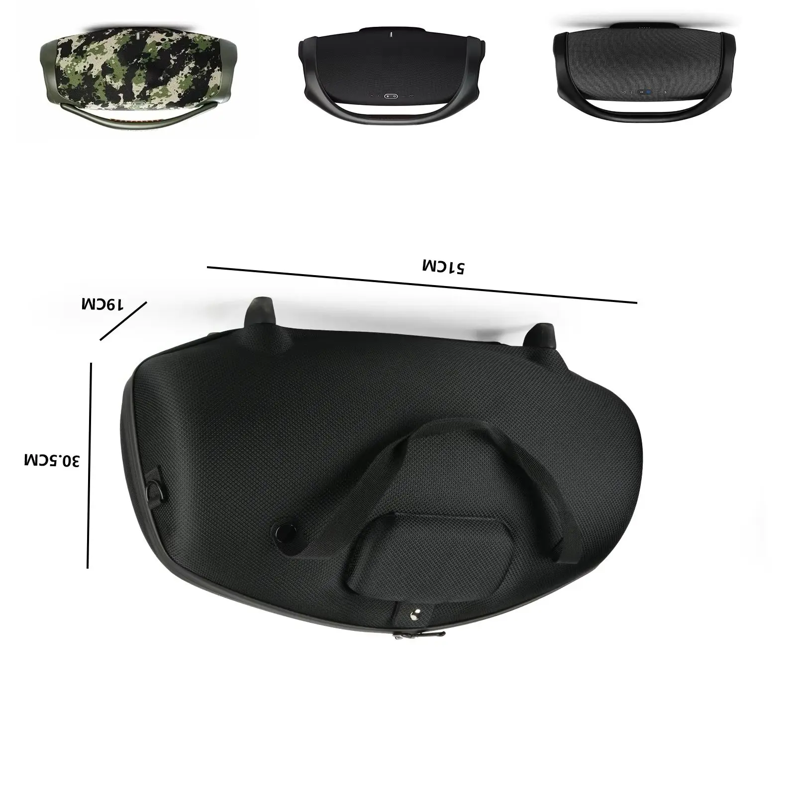 

For JBL Boombox123 Speaker Storage Bag Seismic Anti-Drop Dustproof Protective Case for Audio Equipment