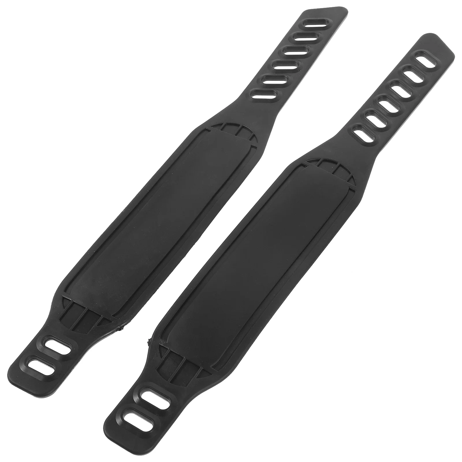 

Workout Bike Bicycle Pedal Belt Plastic Strap Adjustable Straps for Pedals Fixing Band Black Training Fitness