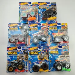 24C FYJ44 HOT WHEELS 1/64 MONSTE TRUCKS RODGER DODGER CRUSH DELIVERY 5-ALARM RACE ACE Diecast alloy car model toy collection