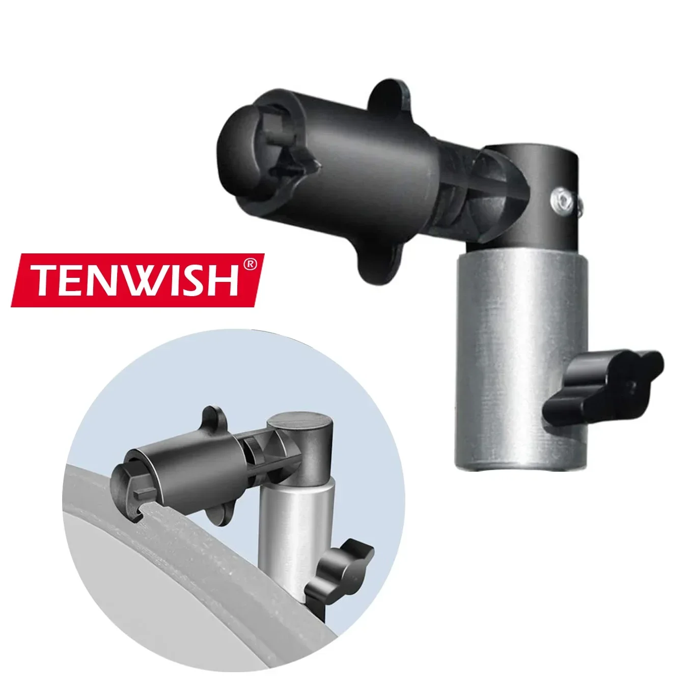 Clipe refletor para estúdio de fotografia, fundo de vídeo, softbox, suporte de disco, adaptador para suporte de luz