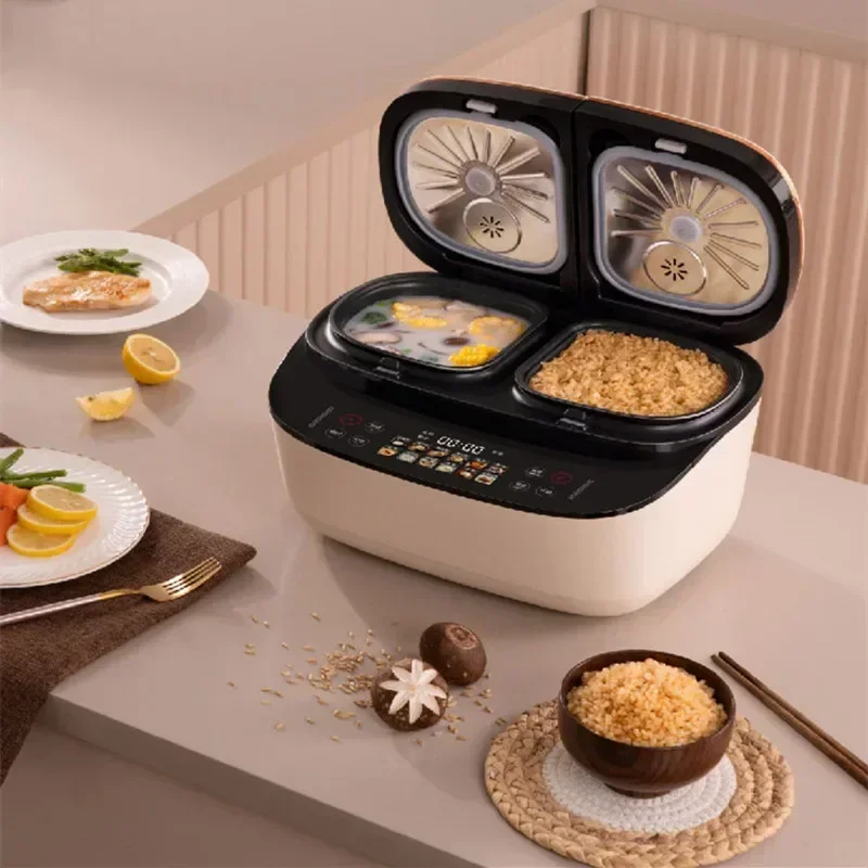 Hot salesMicro-pressure Rice Cooker Double Gallbladder Double Body Separate Control Rice Cooker 3L Cooking Porridge Soup Rice Co
