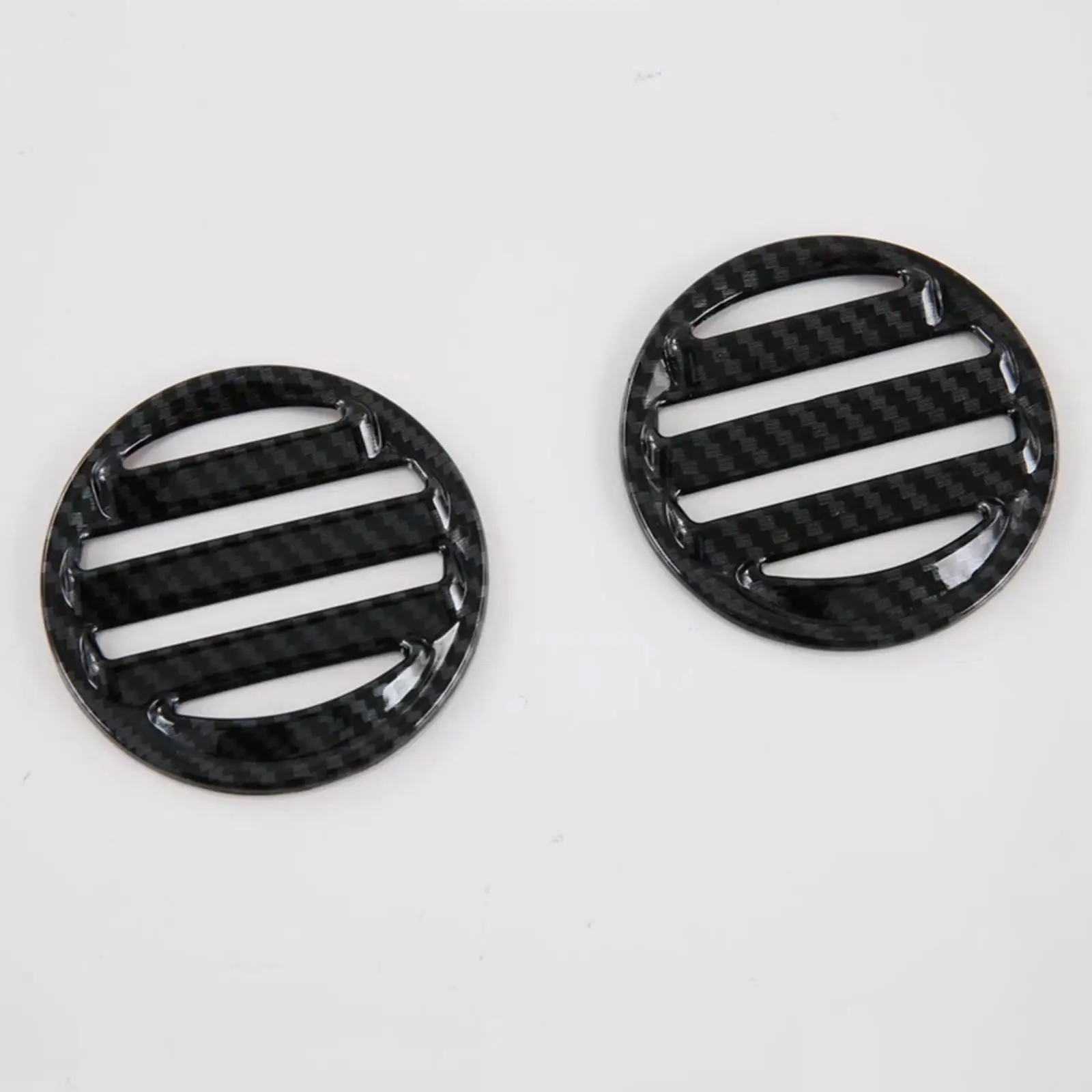 2 Pieces Automotive Dashboard Side Vent Outlet Cover Frame Decoration Decals for