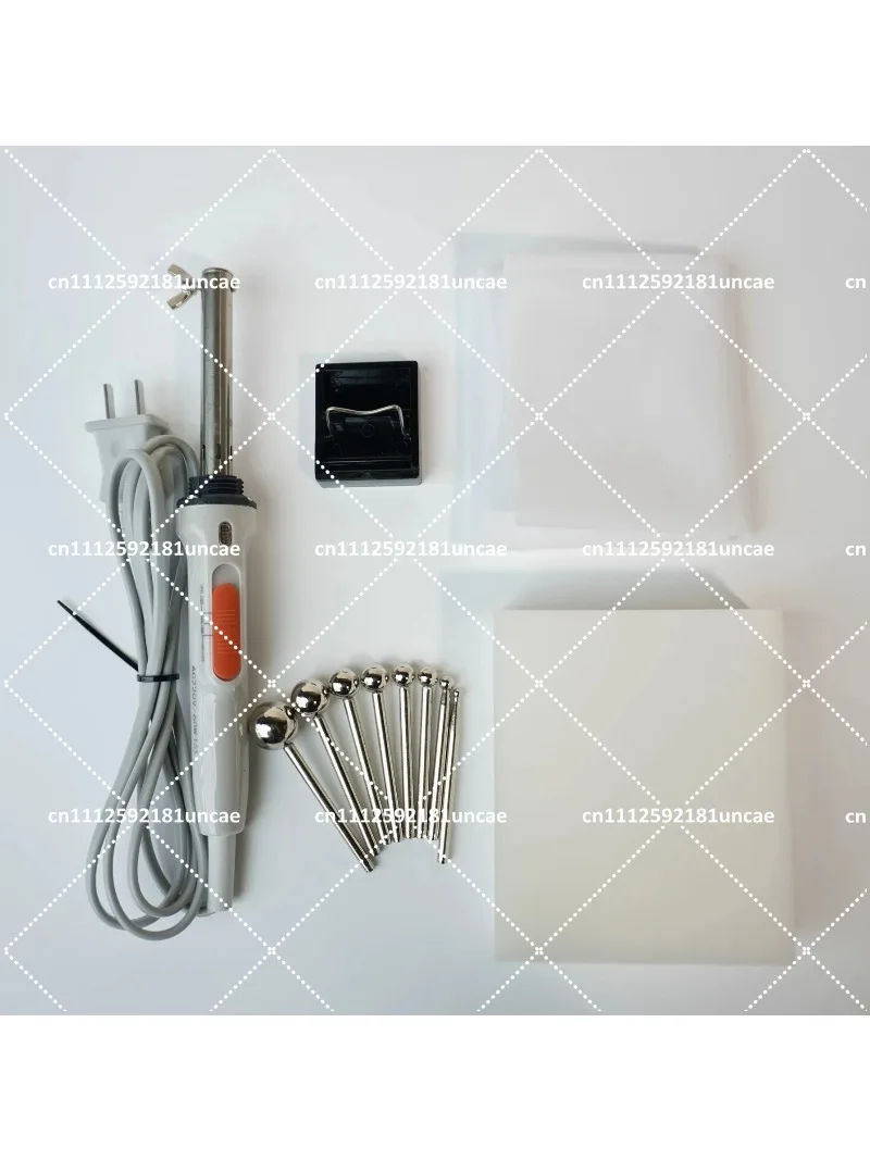 Dual-Speed Temperature Regulator Flower Ironing Tool Set 8/11/18 Heads 220V 60W DIY Craft Soldering Iron