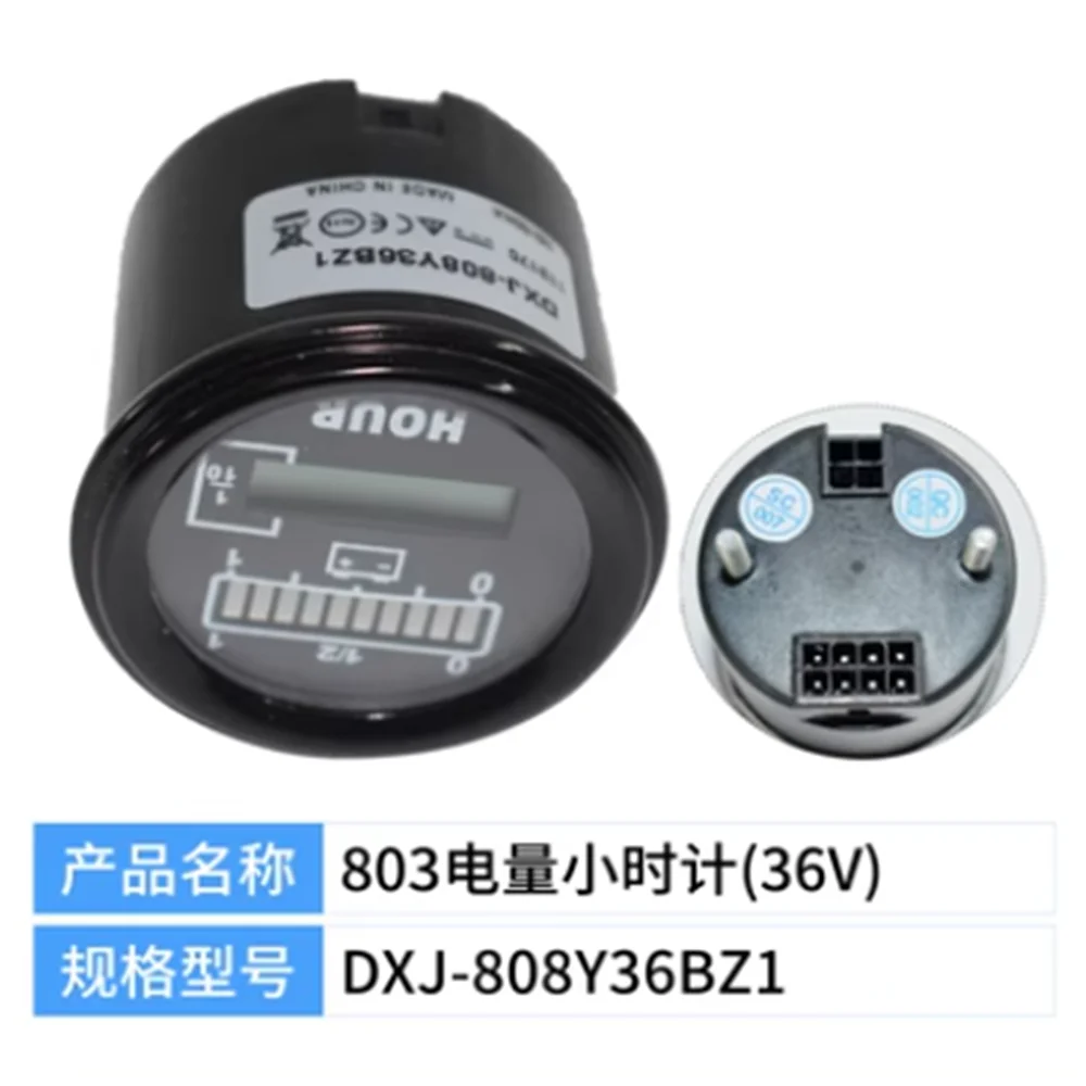 Supply Home-made Round 36V 803 Battery Indicator Hour Metre DXJ-808Y36BZ1 Replacing Curtis 803 Battery Indicator Hour Metre