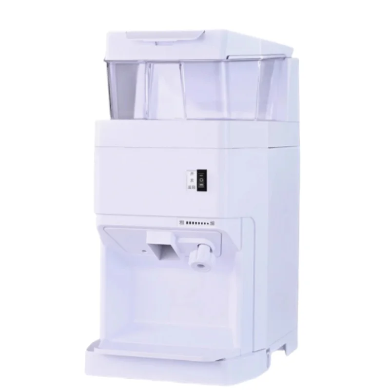 New 430W Crusher Japanese Hotpot Restaurant Ice Machine Milk Tea Shop Milky Snowflake Ice Cube Shaving  Commercial
