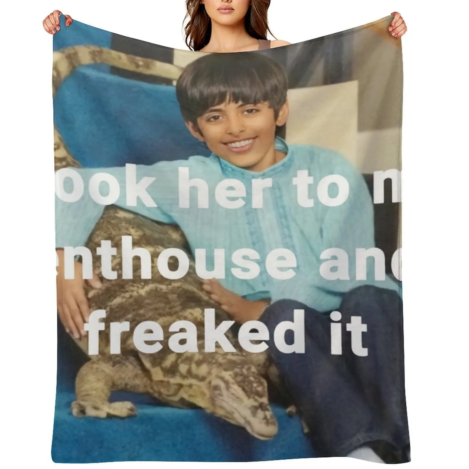 

Ravi I Took Her To My Penthouse And I Freaked It Throw Blanket For Baby Flannels Soft Big Flannel Blankets