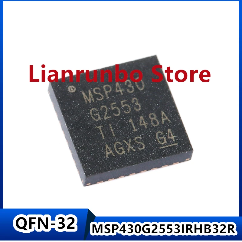 New original MSP430G2553IRHB32R QFN-32 16 bit mixed signal microcontroller MCU