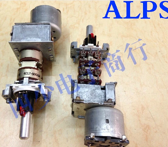 

ALPS motor AV amplifier potentiometer 50KA × 4 with light axis length 25MM