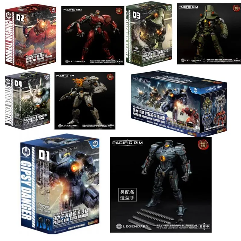 Em Estoque: Bonecos de Ação Montáveis Empire Sky Studio Pacific Rim Gipsy Danger Crimson Typhoon Cherno Alpha 5 polegadas (13cm)