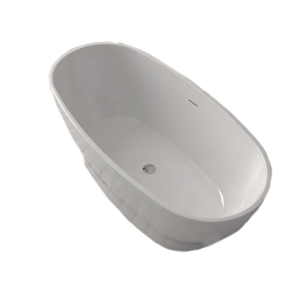 1600X800X650mm CUPC Approval Acrylic Fiberglass Resin Bathtub Freestanding Seamless Joint Soaking Tub 6036-1