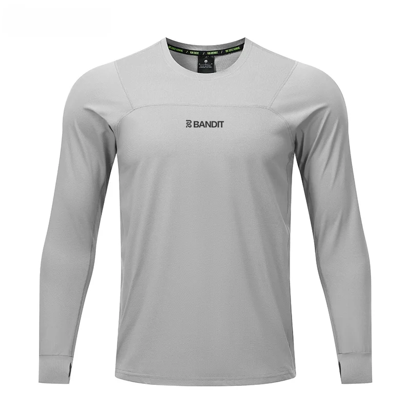 

Мужская футболка Bandit с длинным рукавом для активного отдыха, спорта, бега, походов, быстросохнущая, дышащая, для осеннего сезона, верхняя одежда